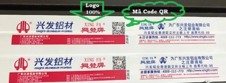 Tem của nhôm Xingfa