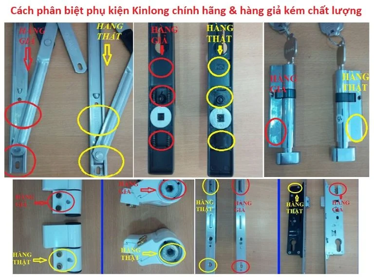 Phụ kiện tương thích với nhôm Xingfa